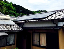 太陽光発電設置（住宅・業務用）施工事例1